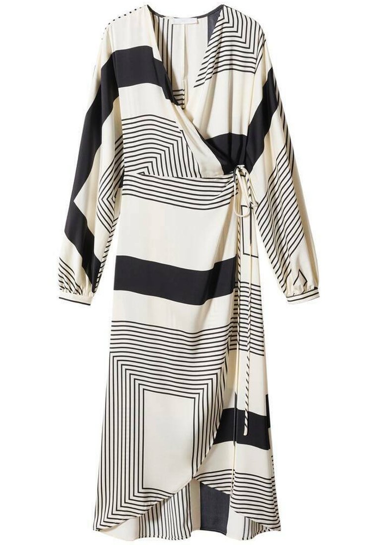 Mango Maxi-jurk crème