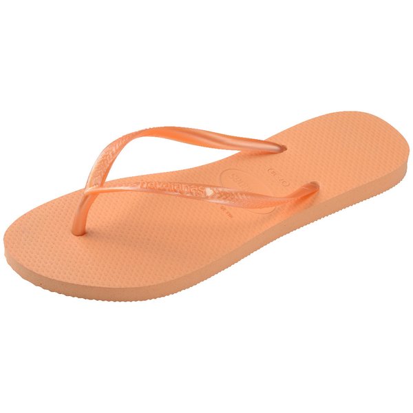 SLIM - T-bar sandals - peach2
