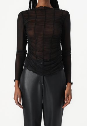 Long sleeved top - black