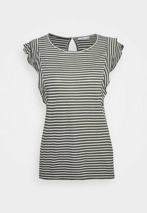 T-Shirt print - khaki