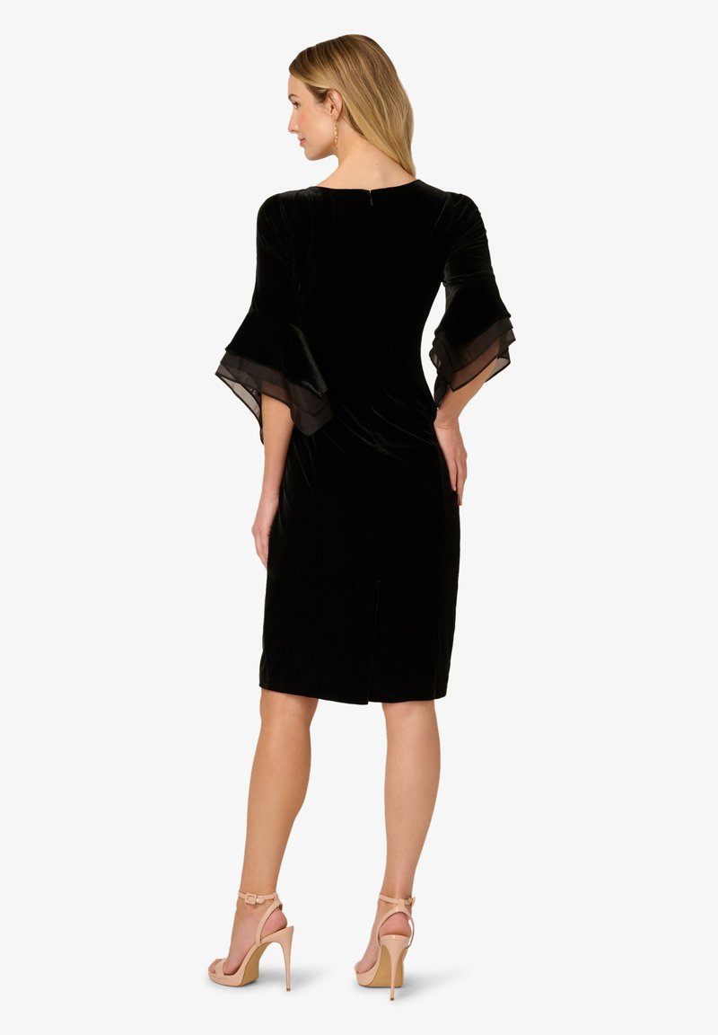Robe De Soirée Adrianna Papell Or Rose - Taille 12 - Col En V Et Dos Perlé - Neuf Avec étiquettes