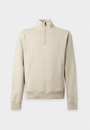 BOSS, SMALL ZIP - Суитшърт - light beige