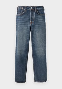COATED JEANS - Džínsy s rovným strihom - blue