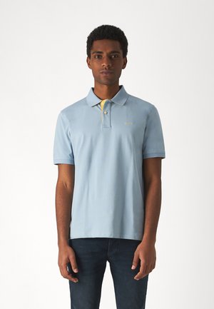 GANT CONTRAST RUGGER - Poloshirt - hellblau