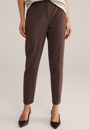 SLIM FIT  MET STRETCH - Pantaloni - brown