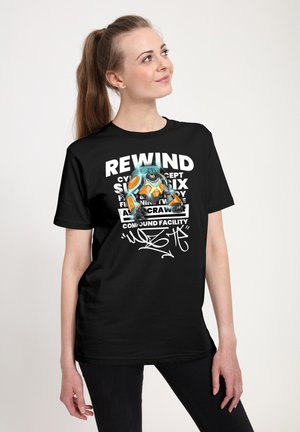 MATT KEELING REWIND - T-shirt imprimé - black