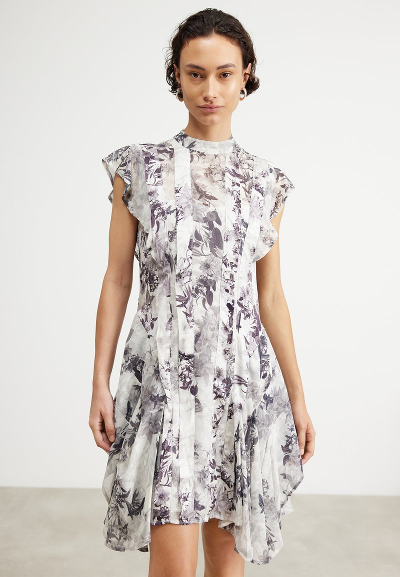 Lana Lace Trim Mini T-Shirt Dress Black DE