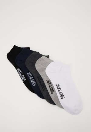 JACMIX SHORT SOCK 5 PACK - Strumpor - black/light grey melange/white