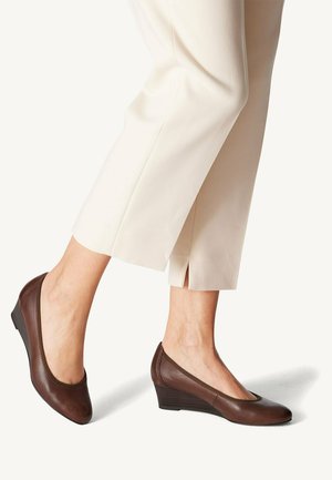 Tamaris Wedges - muscat leather