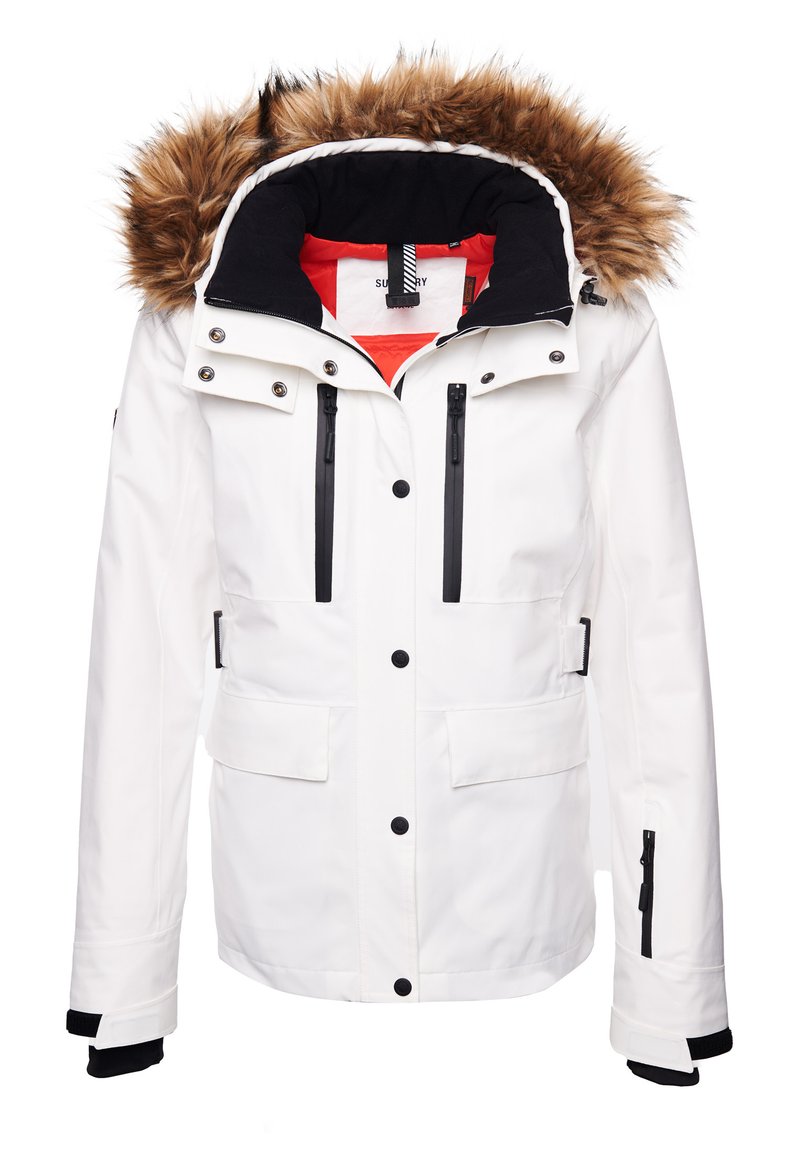 Damen Sportbekleidung | Superdry Snowboardjacke white/weiß - UI24299 Damen Sportbekleidung | Superdry Snowboardjacke white/weiß - UI24299