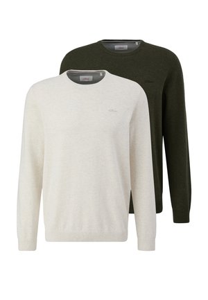 2 PACK - Maglione - weiß grün