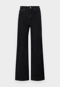 STRAIGHT FIT - Wide leg - blue denim