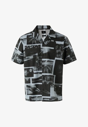 QS, À MANCHES COURTES ALL-OVER - Camicia - himmelblau