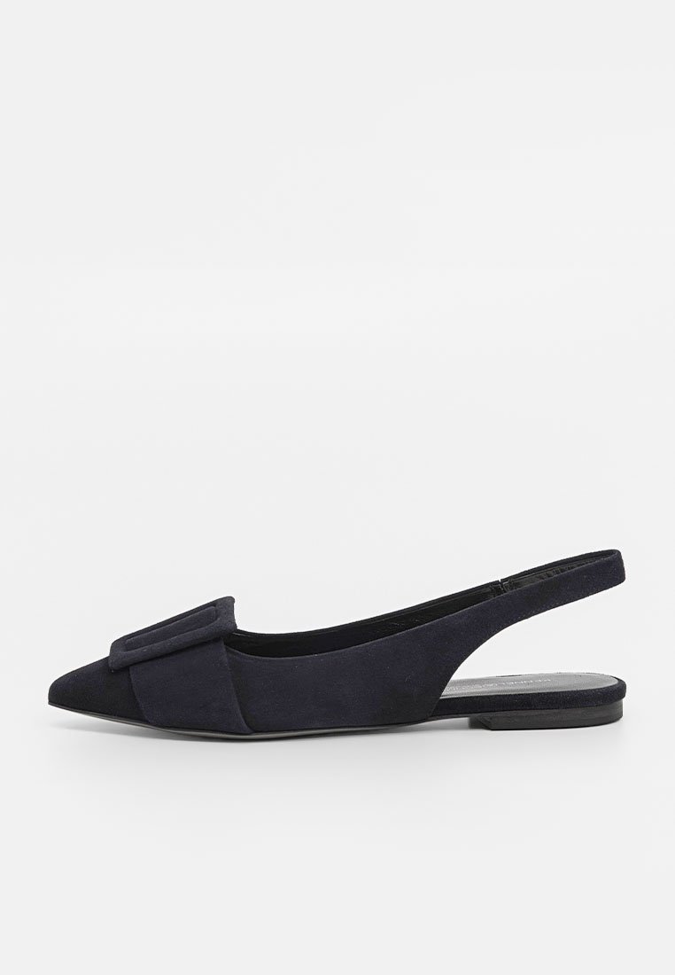 Kennel + Schmenger Slingback ballerina´s donkerblauw