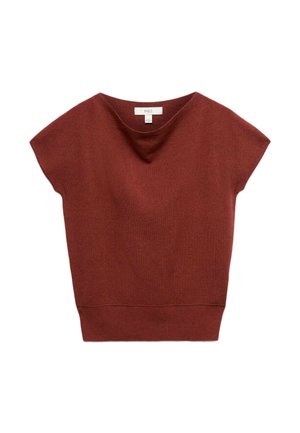 Marks & Spencer, DROP SHOULDER DRAPED WAISTED - T-shirts basic - rust