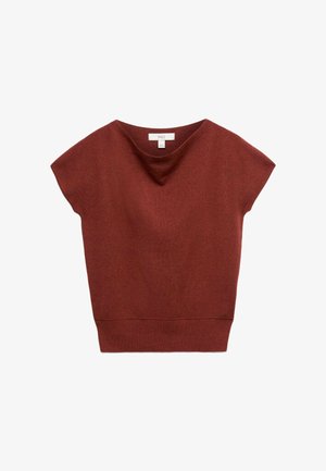 Marks & Spencer, DROP SHOULDER DRAPED WAISTED - T-shirts basic - rust