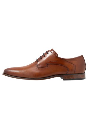 Zakelijke veterschoenen - cognac