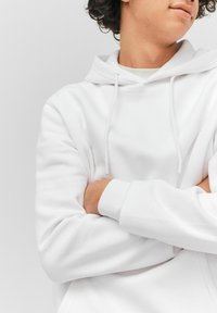 BZB UNI LOURD - Sweat à capuche - blanc