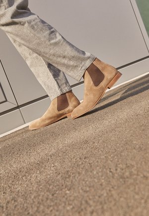 LEATHER  - Botines - taupe