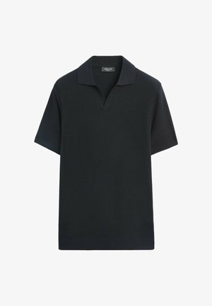Massimo Dutti, Polo - mottled dark blue