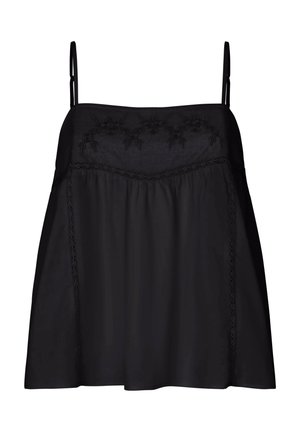 Hunkemöller, HUNKEMÖLLER PYJAMA CAMI - Haut de pyjama - black