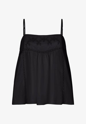 Hunkemöller, HUNKEMÖLLER PYJAMA CAMI - Haut de pyjama - black
