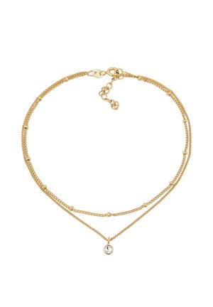 SPARKLING BASIC CHARM - MIT KRISTALLEN VON SWAROVSKI® - Anklet - gold-coloured