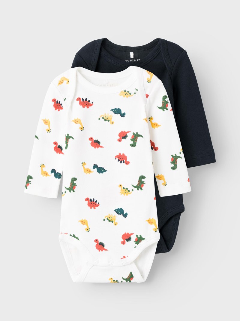 NAME IT Baby Bodysuit Jungen - Baumwolle Elasthan Einteiler Mit Spieler Print