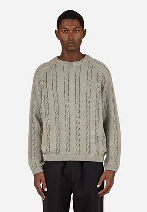 Pegador TROGIR CABLE KNIT SWEATER - Strickpullover - flint grey