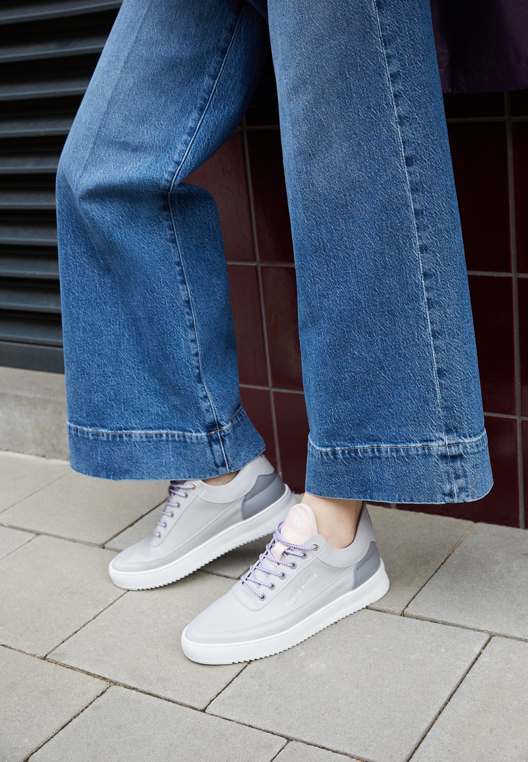 Filling Pieces LOW EVA MIX - Sneakers laag - grey/purple/grijs - Zalando.be