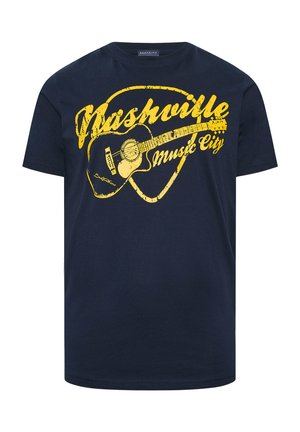 BadRhino, MEN'S PRINTED T-SHIRTS - Print T-shirt - navy