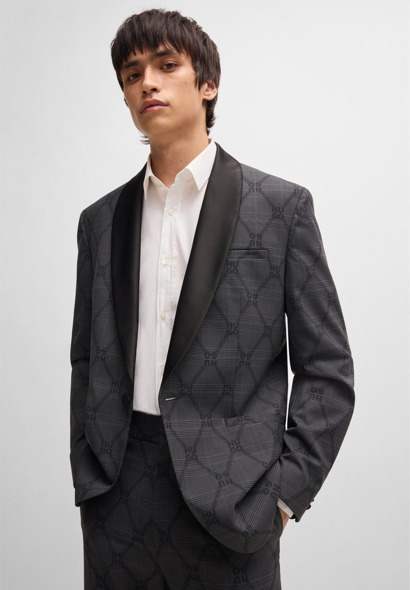 HUGO ELISHA Camicia elegante open white seventynine/bianco