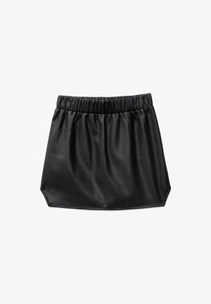 INSIDE CINTURA ELÁSTICA - Falda acampanada - black