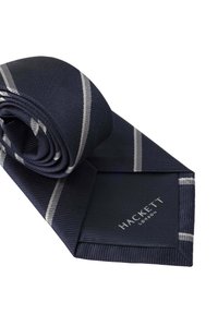 Hackett London UNEVEN FINE STR - Krawatte - ink blue
