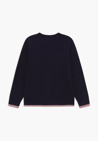 Lacoste Stickad tröja - navy blue/silver chine-corrida