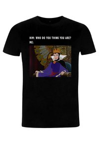 Henry Tiger SLEEPING BEAUTY EVIL QUEEN MEME - Triko s potiskem - black