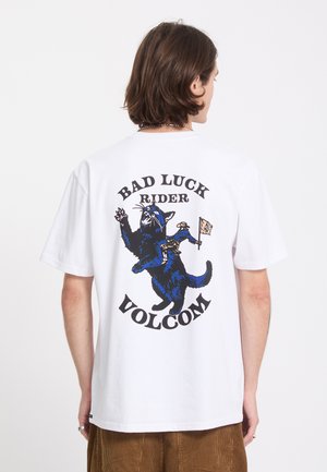 Volcom, TEE BAD LUCK - T-shirt imprimé - white