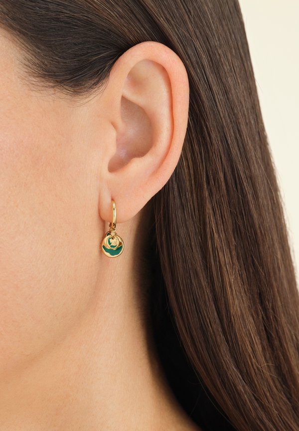 EMERALD WAVEY - Ohrringe