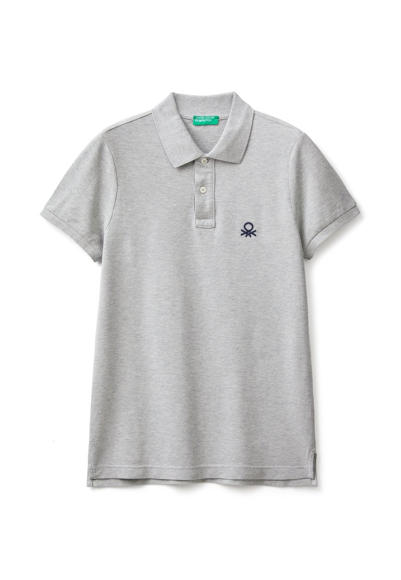 United Colors of Benetton Poloshirt grijs gemêleerd