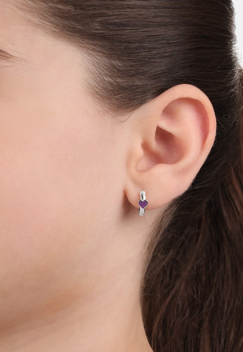 Prinzessin Lillifee HERZEN GLITZER - Pendientes - lila