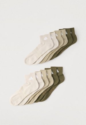 CUSHIONED ESSENTIALS ANKLE SOCKS UNISEX 6 PACK - Sokken - olive strata/wonder cargo/wonder alumina