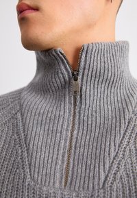 Carhartt WIP MARLON HALF ZIP - Pulover - grey heather
