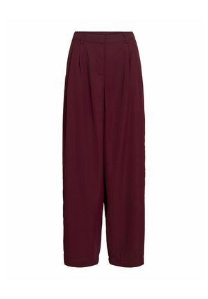 VILA, TROUSERS VILEE BARREL-FIT - Pantalon classique - winetasting