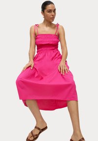 Marks & Spencer SQUARE NECK MIDI - Complementos de playa - bright pink