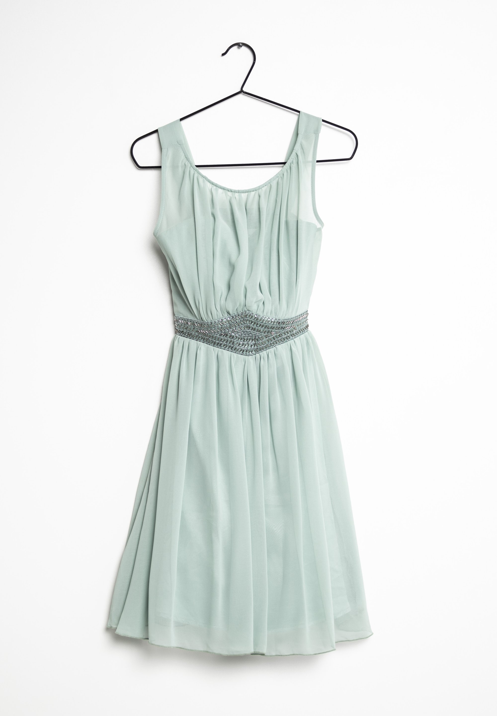 little mistress sage green bridesmaid dress Sage Green Short Tulle Bridesmaids Dress YW1713 Custom Size / Other main image 1