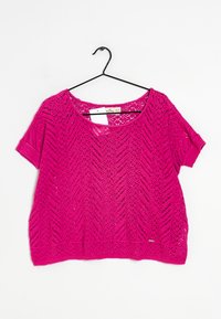 Hollister Co. T-shirt med print - pink