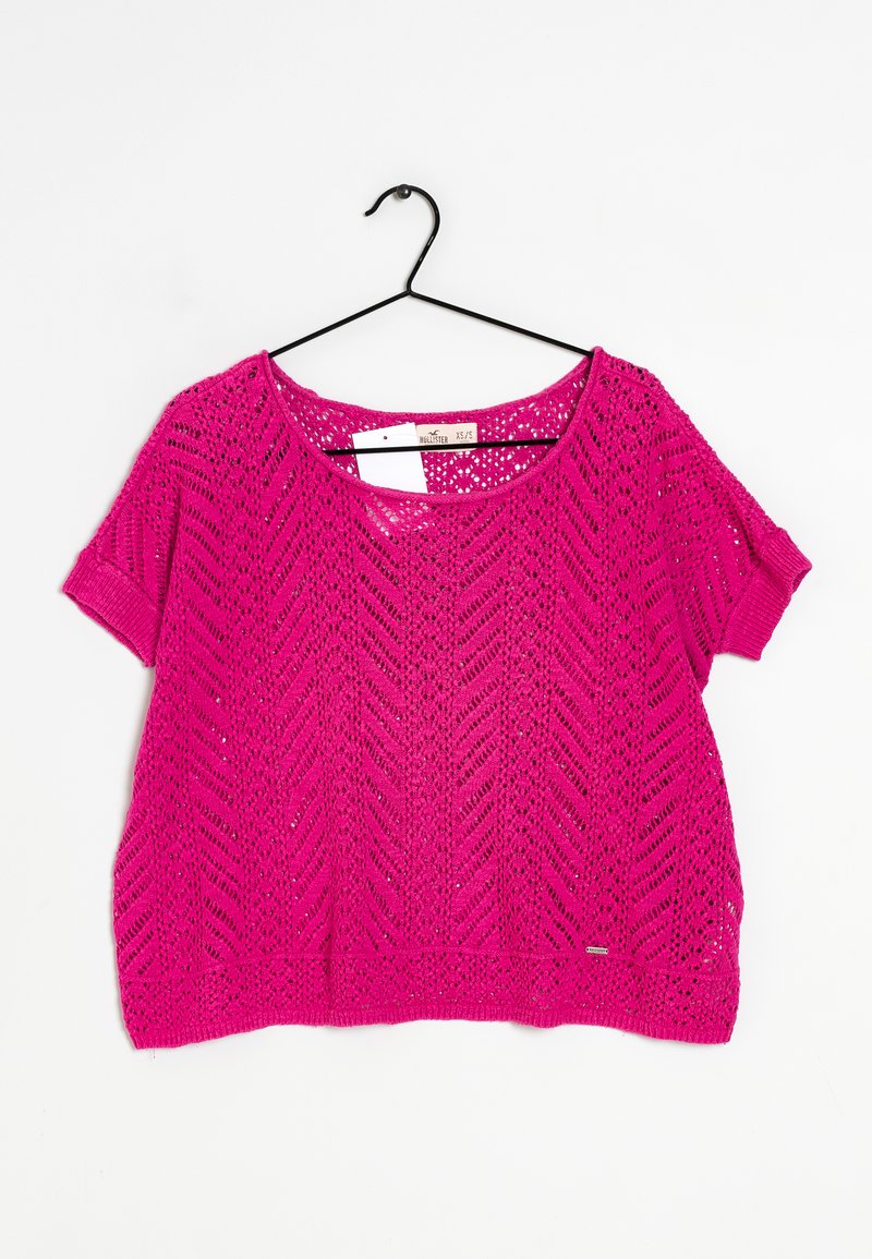 Hollister Co. T-shirt med print - pink