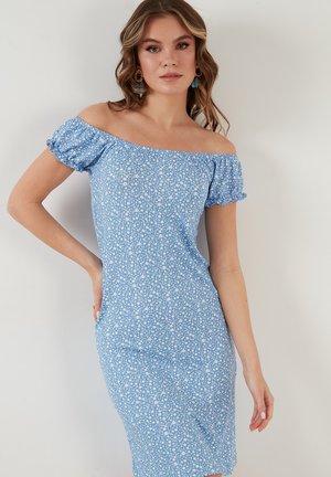 REGULAR FIT - Enostavna obleka - baby blue