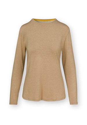 Langarmshirt - beige