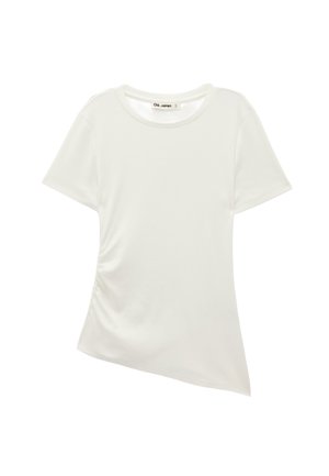 Koton, ASYMMETRIC T-SHIRT. - T-shirt imprimé - beige